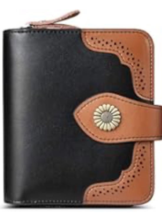 Bostanten Handbags - Bostanten Brown and Black Leather Small Wallet. Embossed details. EUC. Western.